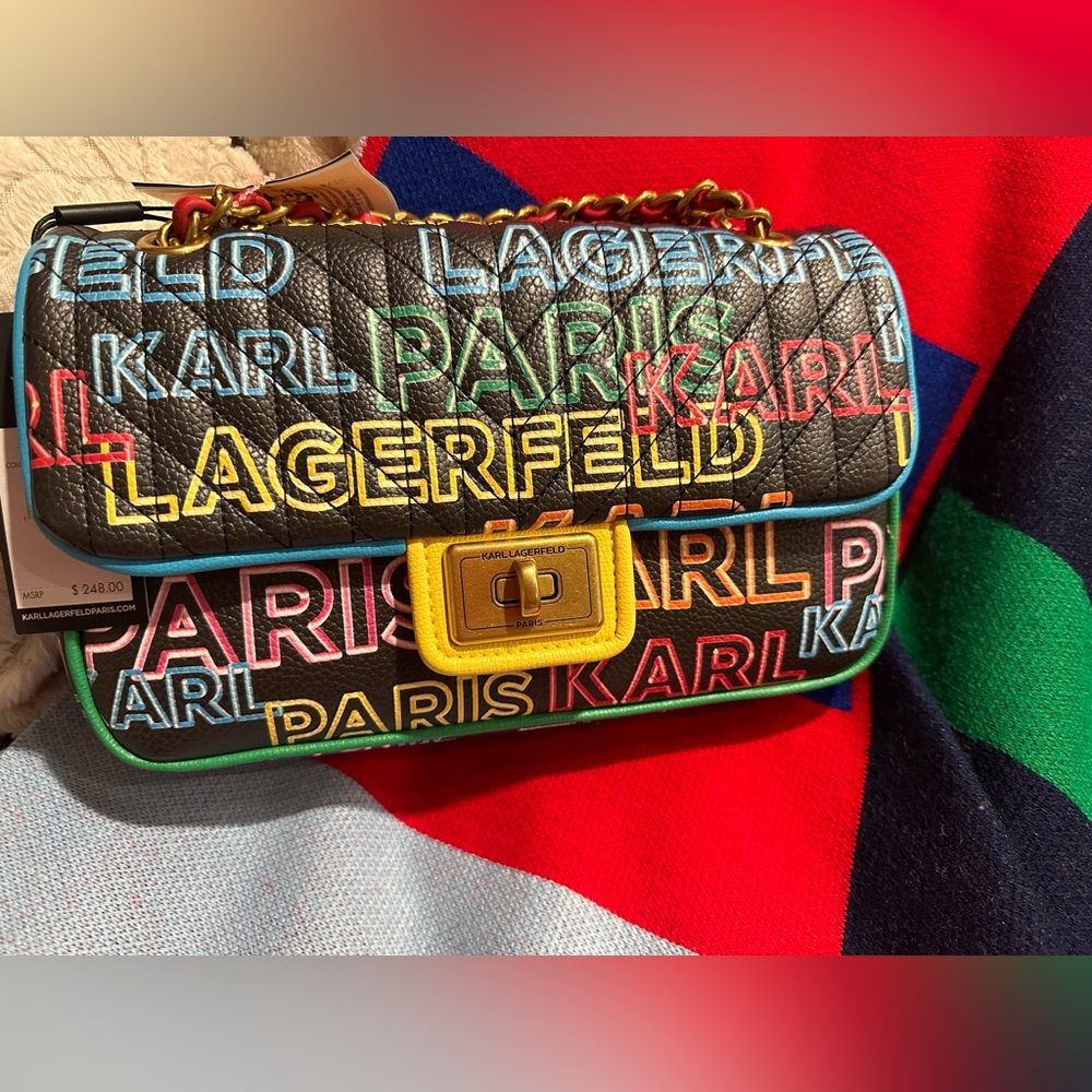 New Never used Karl Lagerfeld bag. Beautiful !
